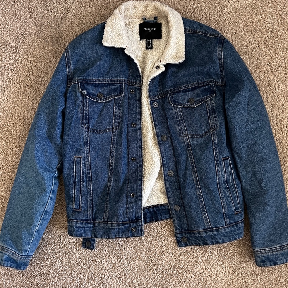 Denim/wool Coat